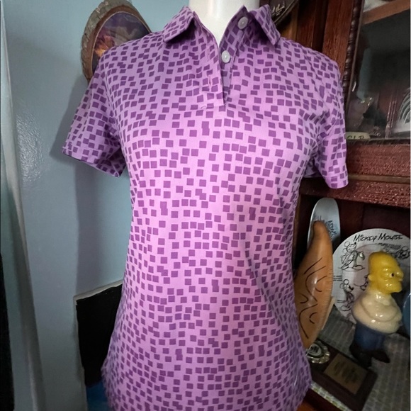 Nike Women's Dri-FIT Printed Golf Polo - Picture 3 of 16